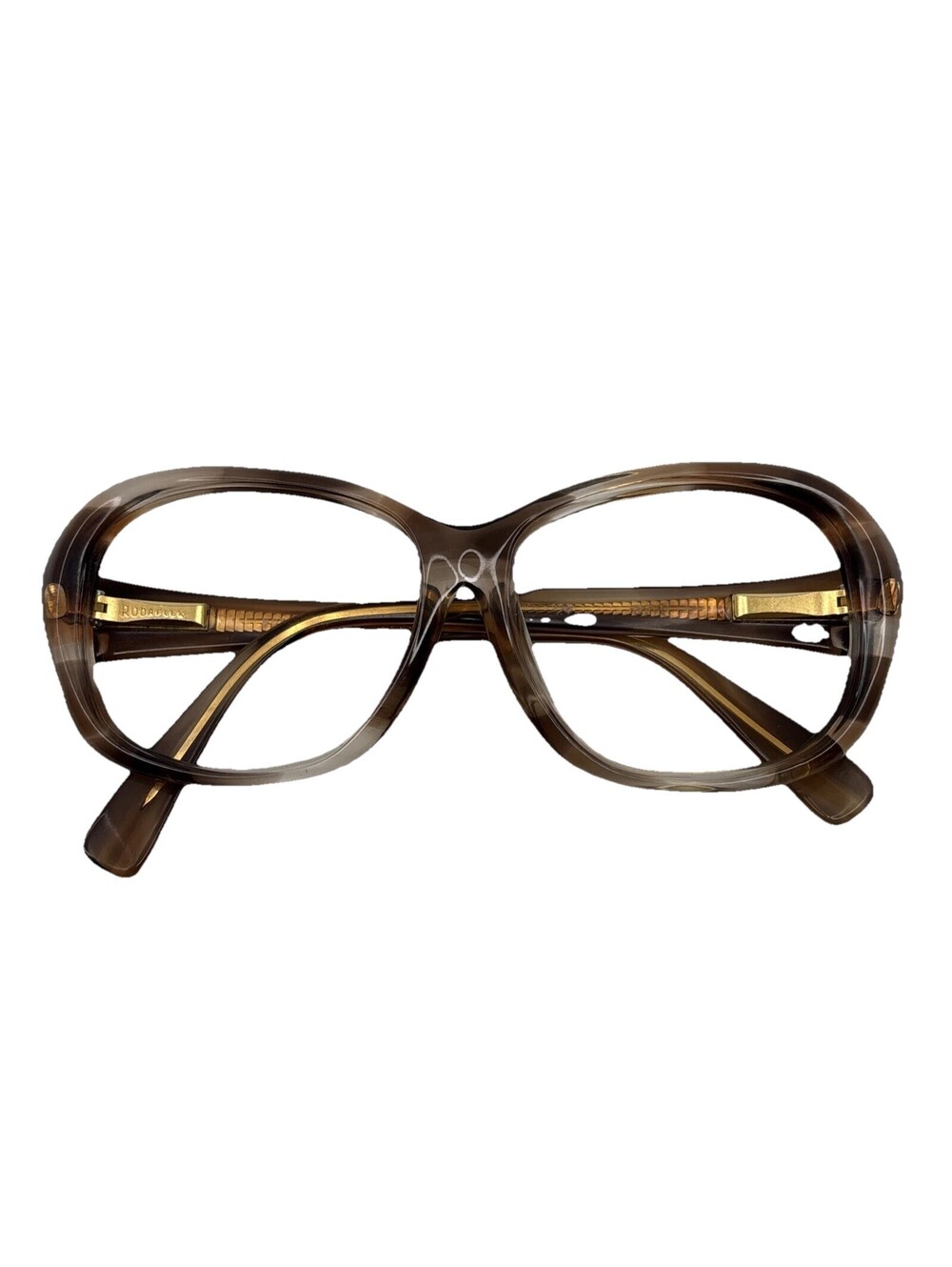 Rodenstock Exclustu 324 Eyeglasses Frames Only Women's Rodaflex Brown Tortoise